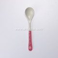 Colorful Bamboo Fiber Baby Ate Spoon